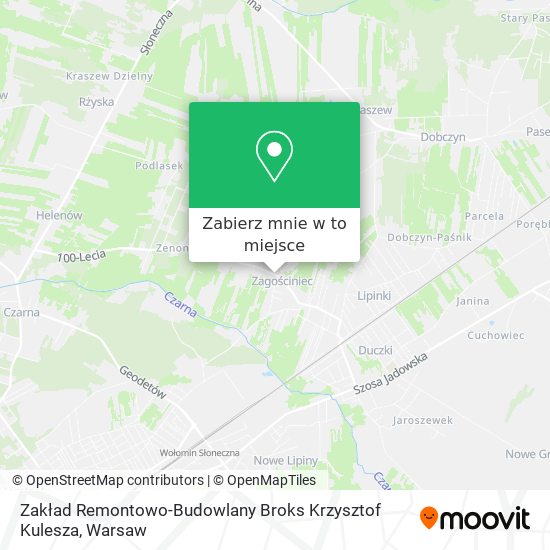 Mapa Zakład Remontowo-Budowlany Broks Krzysztof Kulesza