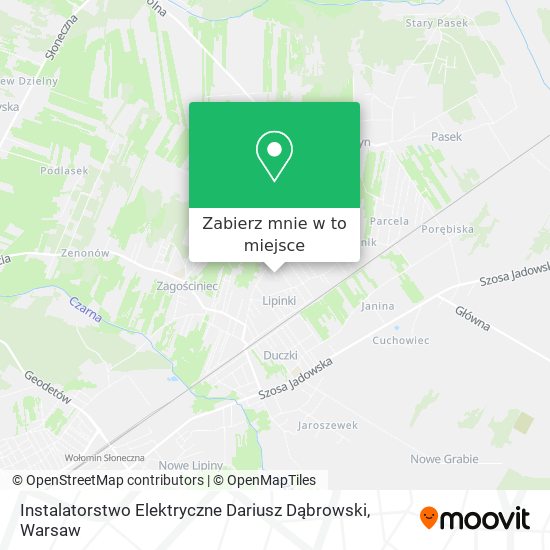 Mapa Instalatorstwo Elektryczne Dariusz Dąbrowski