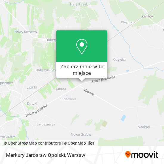 Mapa Merkury Jarosław Opolski