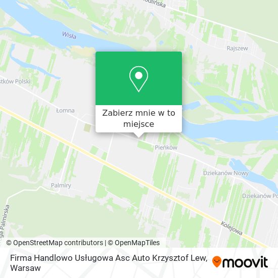 Mapa Firma Handlowo Usługowa Asc Auto Krzysztof Lew