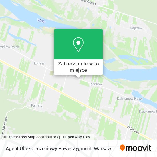 Mapa Agent Ubezpieczeniowy Paweł Zygmunt