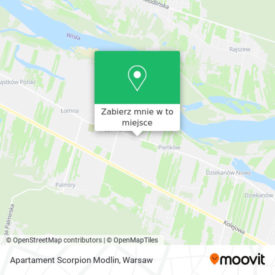 Mapa Apartament Scorpion Modlin