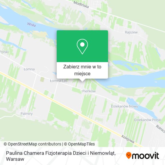 Mapa Paulina Chamera Fizjoterapia Dzieci i Niemowląt