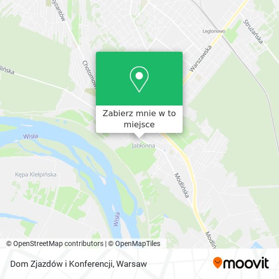 Mapa Dom Zjazdów i Konferencji