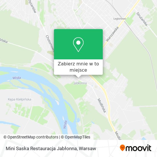 Mapa Mini Saska Restauracja Jabłonna