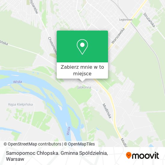 Mapa Samopomoc Chłopska. Gminna Spółdzielnia