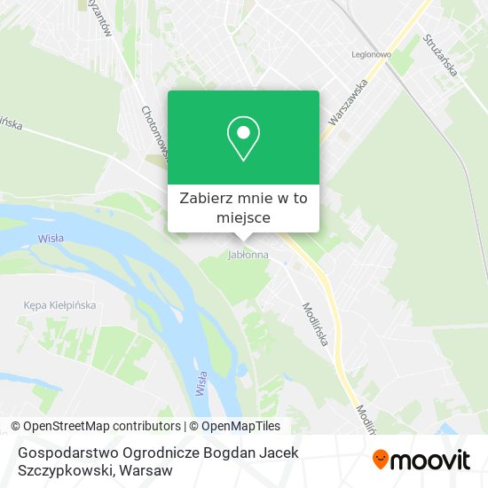 Mapa Gospodarstwo Ogrodnicze Bogdan Jacek Szczypkowski