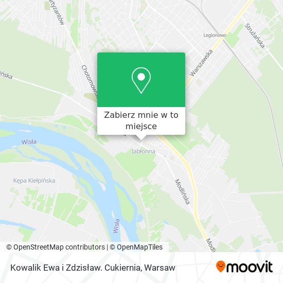 Mapa Kowalik Ewa i Zdzisław. Cukiernia