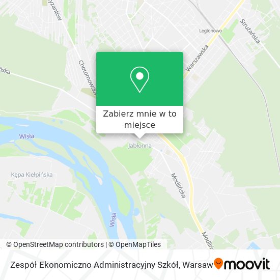 Mapa Zespół Ekonomiczno Administracyjny Szkół