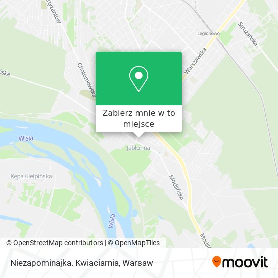 Mapa Niezapominajka. Kwiaciarnia