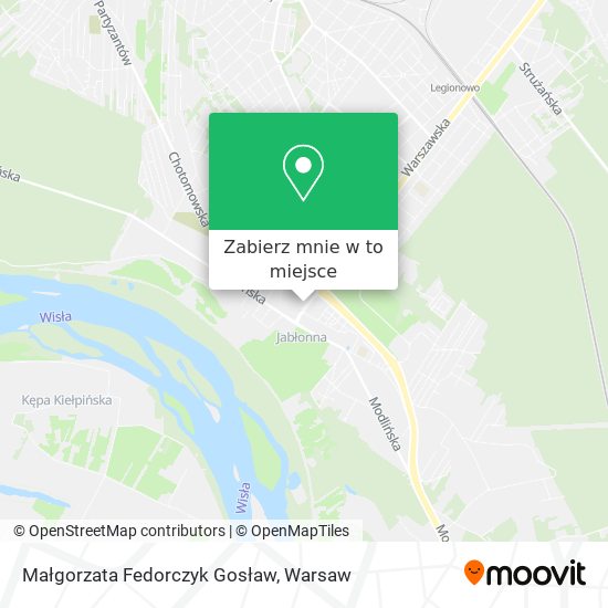 Mapa Małgorzata Fedorczyk Gosław