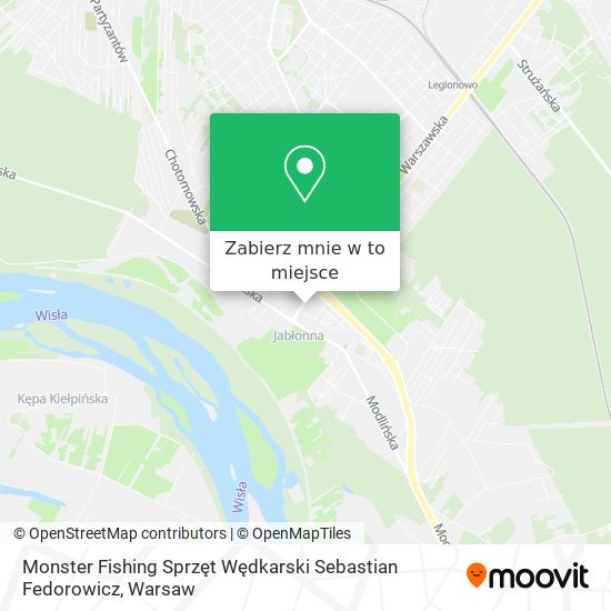 Mapa Monster Fishing Sprzęt Wędkarski Sebastian Fedorowicz