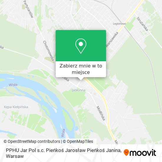 Mapa PPHU Jar Pol s.c. Pieńkoś Jarosław Pieńkoś Janina