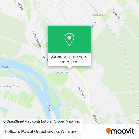 Mapa Follcars Paweł Orzechowski