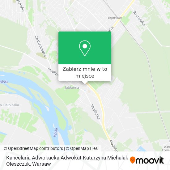 Mapa Kancelaria Adwokacka Adwokat Katarzyna Michalak Oleszczuk