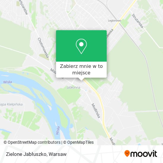 Mapa Zielone Jabłuszko