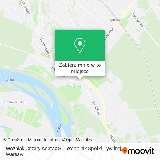 Mapa Woźniak Cezary Adatax S C Wspólnik Spółki Cywilnej