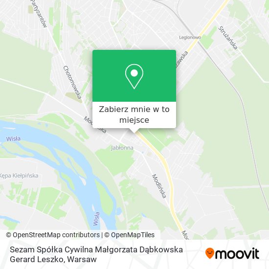 Mapa Sezam Spółka Cywilna Małgorzata Dąbkowska Gerard Leszko