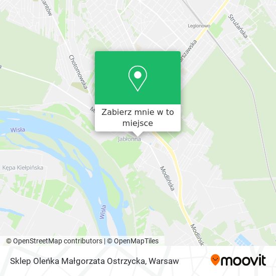 Mapa Sklep Oleńka Małgorzata Ostrzycka