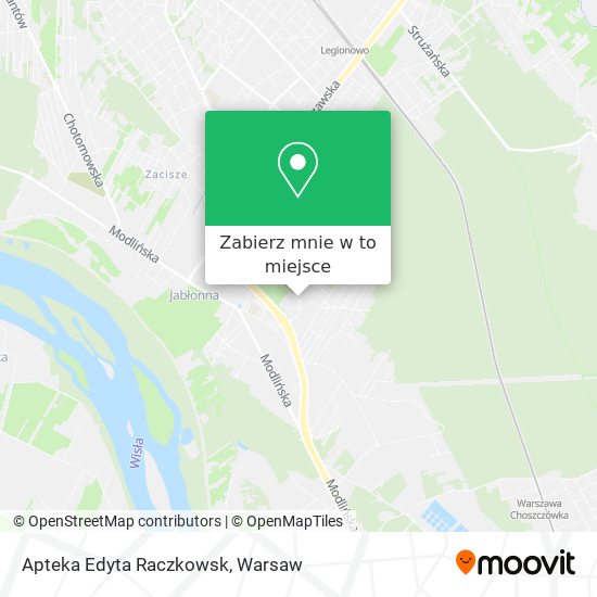 Mapa Apteka Edyta Raczkowsk