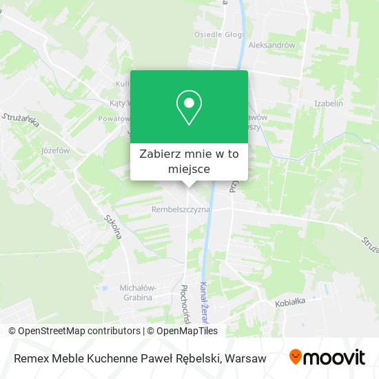 Mapa Remex Meble Kuchenne Paweł Rębelski