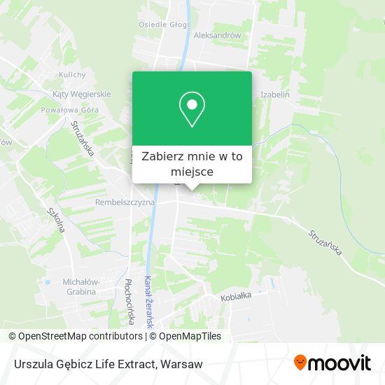 Mapa Urszula Gębicz Life Extract