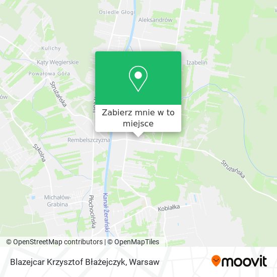 Mapa Blazejcar Krzysztof Błażejczyk