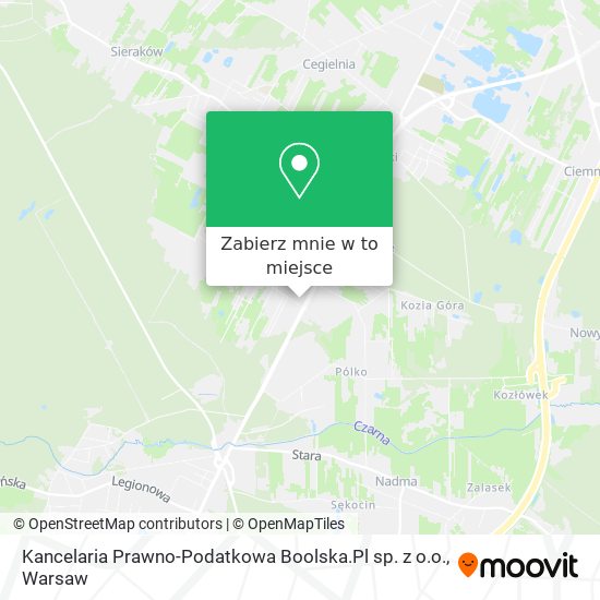 Mapa Kancelaria Prawno-Podatkowa Boolska.Pl sp. z o.o.