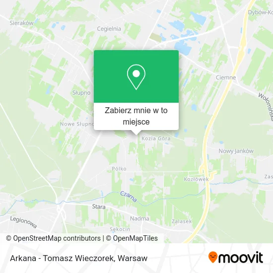 Mapa Arkana - Tomasz Wieczorek