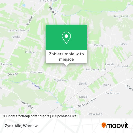 Mapa Zysk Alla