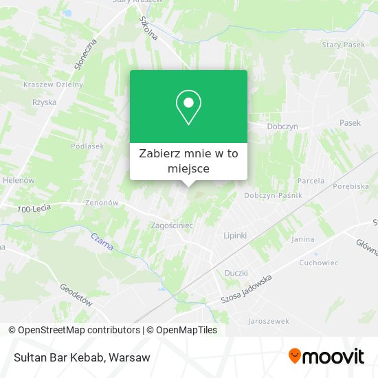 Mapa Sułtan Bar Kebab