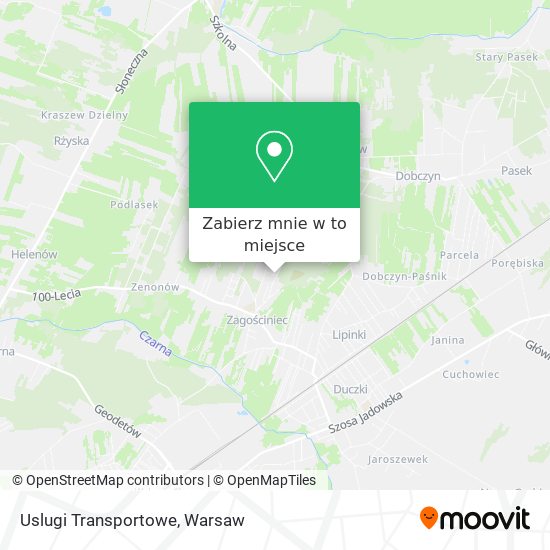 Mapa Uslugi Transportowe