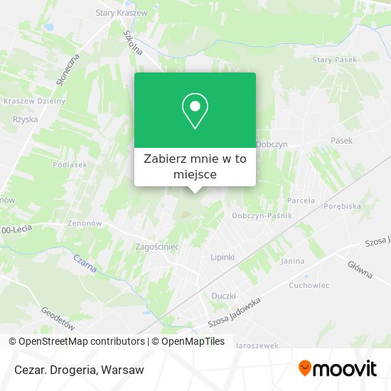 Mapa Cezar. Drogeria