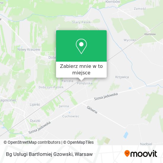 Mapa Bg Usługi Bartłomiej Gzowski