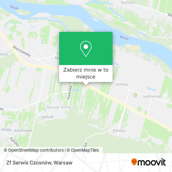 Mapa Zf Serwis Czosnów