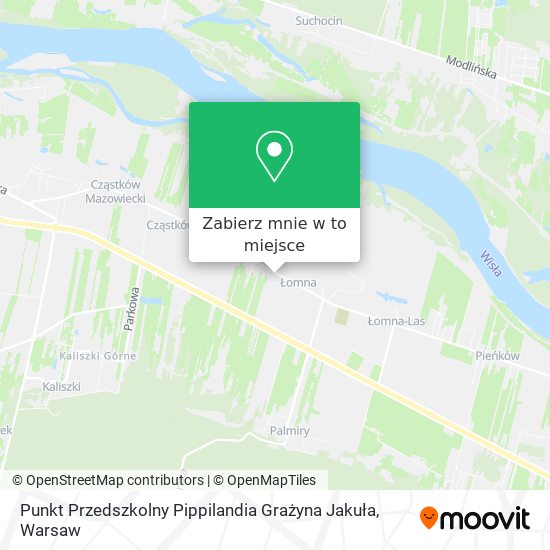 Mapa Punkt Przedszkolny Pippilandia Grażyna Jakuła