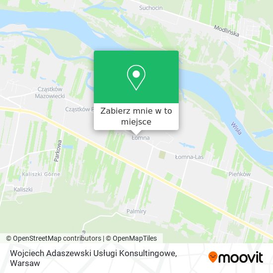 Mapa Wojciech Adaszewski Usługi Konsultingowe