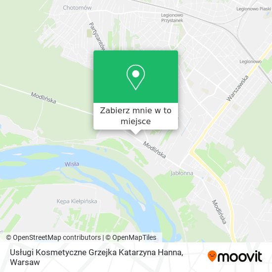 Mapa Usługi Kosmetyczne Grzejka Katarzyna Hanna