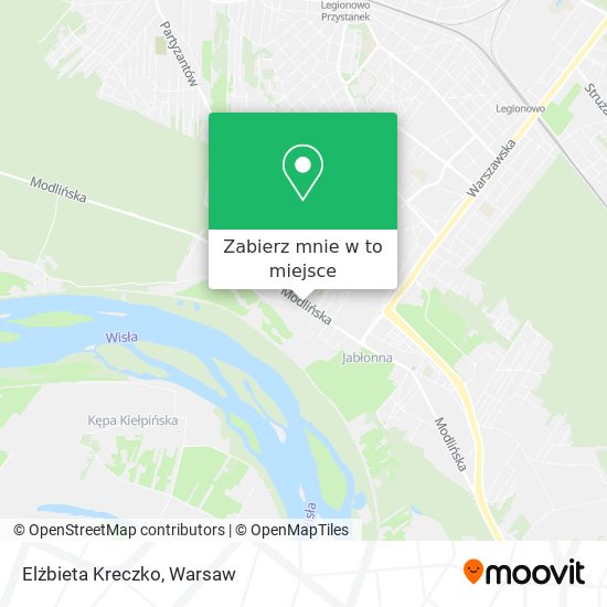 Mapa Elżbieta Kreczko