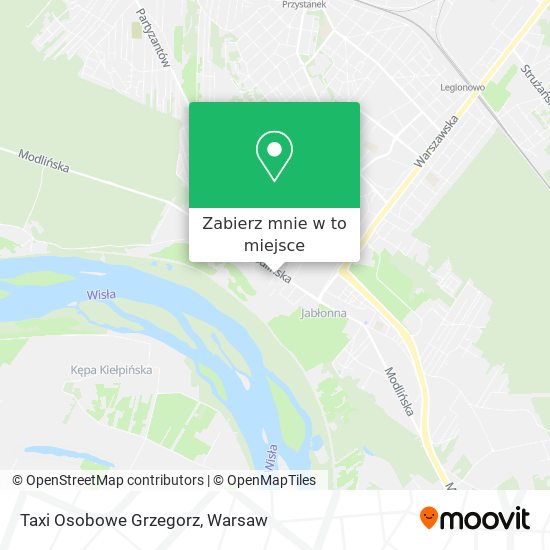 Mapa Taxi Osobowe Grzegorz