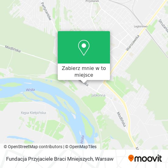 Mapa Fundacja Przyjaciele Braci Mniejszych