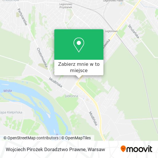 Mapa Wojciech Pirożek Doradztwo Prawne