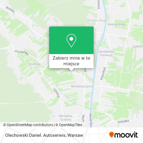 Mapa Olechowski Daniel. Autoserwis