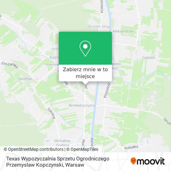 Mapa Texas Wypozyczalnia Sprzetu Ogrodniczego Przemyslaw Kopczynski