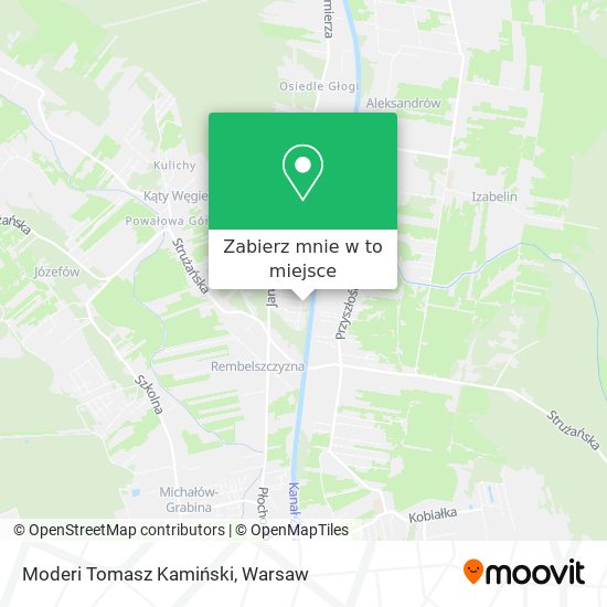 Mapa Moderi Tomasz Kamiński