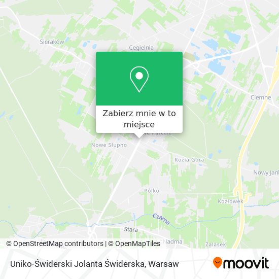 Mapa Uniko-Świderski Jolanta Świderska