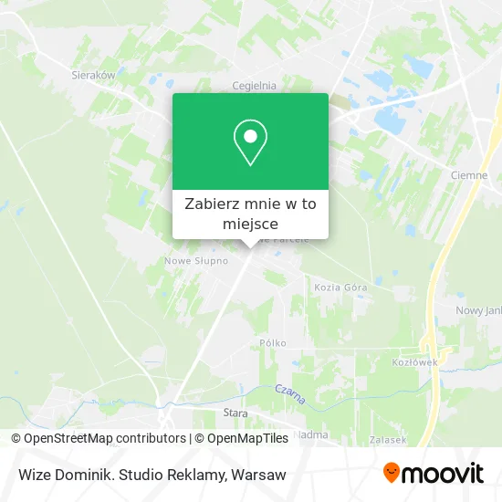 Mapa Wize Dominik. Studio Reklamy