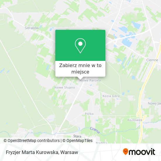 Mapa Fryzjer Marta Kurowska