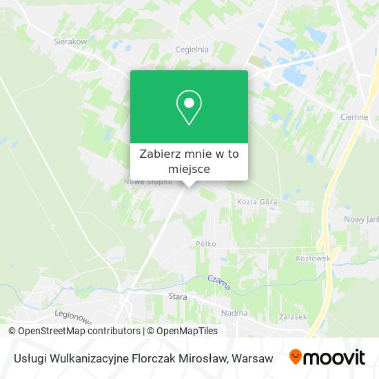 Mapa Usługi Wulkanizacyjne Florczak Mirosław