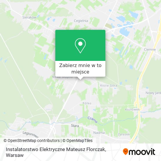 Mapa Instalatorstwo Elektryczne Mateusz Florczak